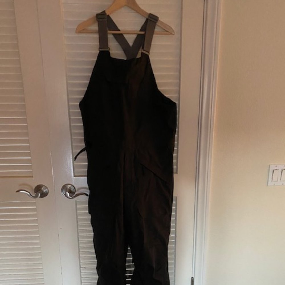 North Face Ski Pants with Suspenders Large Men's